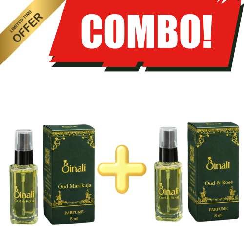 Binali Combo Offer Pack – Oud & Rose + Oud Marakuja – (8ml x 2) Free Delivery 